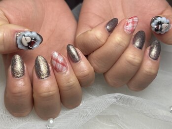 ミッキー/チェック/冬/リゾート