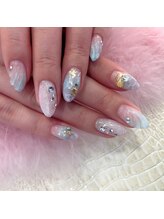 グラマラス アンジェアイ 荻窪店(glamourous ange eye)/鱗ネイル