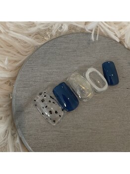 リリーネイル(Lilly nail)/ダルメシアンネイル
