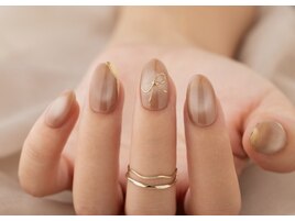 秋冬ガーリーネイル