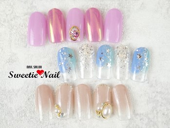 スウィーティーネイル 池袋パートツー店(Sweetie Nail)の写真/長さがほしい、爪が折れてしまった、爪の形を変えたい時は、ぜひ【チップジェル長さだし＋¥5500】を♪