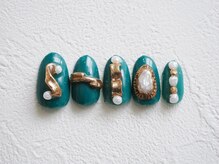 カイヤナイト(Nail Salon Kyanite)/立体ジュエリーデザイン♪