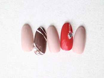 ビーエスネイル 金山店(bs-nail)/定額制◆バレンタインネイル