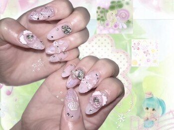 プリンセス(Princess)/ピンクネイル6700円