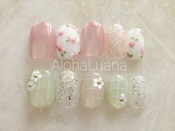 アロハ ルアナ(Aloha Luana)の写真/デザインに合わせたシンプル可愛い定額メニューを多数ご用意★毎月変わる２種のデザインから選択OK！