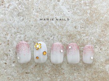 マリー ネイルズアンドラッシュアート モザイクモール港北店(MARIE NAILS & LASH ART)/定額￥7700 デザイン0410c