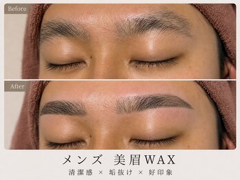 エピファニー(Epi phany Total Beauty Salon)/【メンズ美眉ワックス】