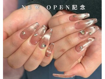 melt.仙台【パラジェルネイル/フィルイン/マグネット/長さだし/持ち込み】/ ピンクラメネイル/ オフィス