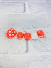 ティアラ(Tiara)/フット　ハートネイル　【駒込】