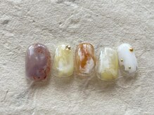 アイネイルズ 梅田店(I nails)/水彩塗りかけ春ネイル¥8200