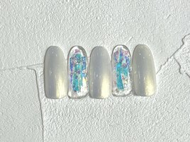 キラキラクリアネイル