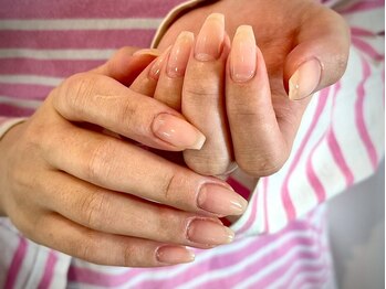 ヌル ネイル 堀江(NURU NAIL HORIE)/シンプルちゅるんワンカラー☆