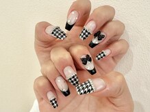 プラス サード(Plus 3rd)/千鳥柄ネイル Yuri.S