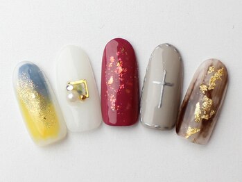 ユースタイル 新宿店(U-style)/シンプルぬりかけネイル