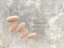 スリー(THREE)/January 2023/nail desing