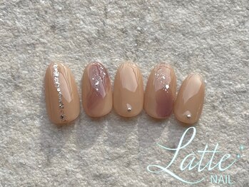 ラテネイル(Latte Nail)/2月定額デザイン　Hand ver．