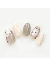 アルセア 上野御徒町店(Alcea)/フラワーネイル　手描き　春