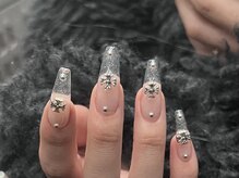 アイネイルズ 三宮店(I nails)/クリアラメクロム￥7650