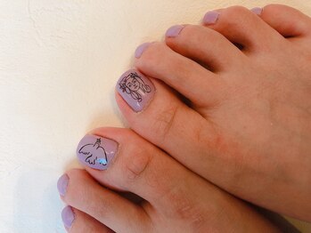ネイルサロン ブリリアント(Nail Salon Brilliant)/フットキャラネイル