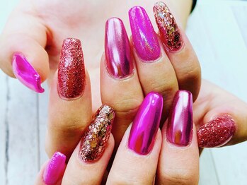 シェリル 田無店(Cherilu)/【スカルプ】ミラー&ラメ!!!