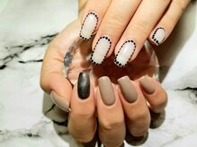 シュガーネイル(sugar nail)/アシンメトリーマグネットネイル