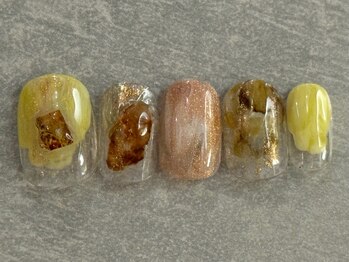カラネイル 南森町店(calla nail)/秋ネイル　ニュアンス