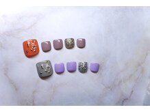 ブリオン 六本松店(Bullion)/フットフラワービジューネイル