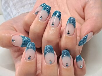 ラリマー(Larimar)/フレンチネイル♪
