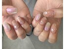 ～春色ビジューネイル～