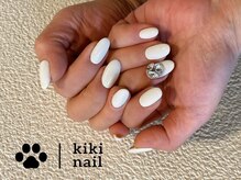 モグネイル(Mogunail)/ホワイトワンカラー/大人上品