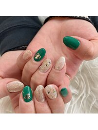 推しカラーネイル