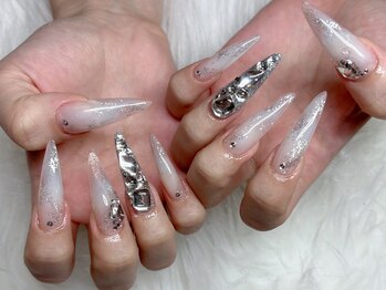 ネイルアルバ(Nail ALBA)/マーブルネイル