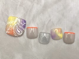 フット【親指アート】＋アート