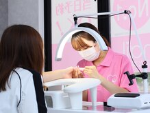 はあとねいる 北久里浜店の雰囲気（優しい空間でくつろぎながらネイルタイム気軽に通える雰囲気が◎）