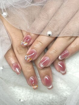 リボン 佐野店(Ribbon)の写真/【パラジェル取扱店】オフ無料◎シンプルネイル多数♪マグネットやアートをプラスして特別な日のネイルに!!