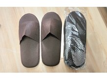 250(ニコマル)の雰囲気（使い捨てスリッパのご用意もございます◎）