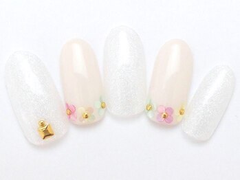 リボン 立川店(Ribbon)/定額Design7000円+tax フラワー