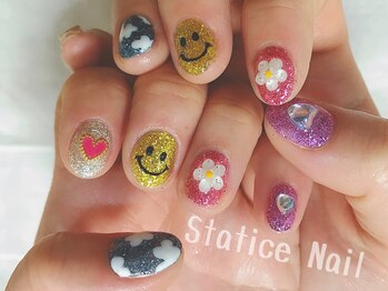 スターチス ネイル(Statice Nail)/フリーオーダーゴージャス