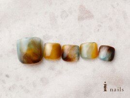 もやもやくすみニュアンスフット