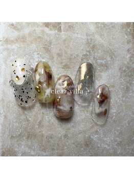 ネイルサロンクリアヴィラ(nail salon clear villa)/nuance designコース￥9990
