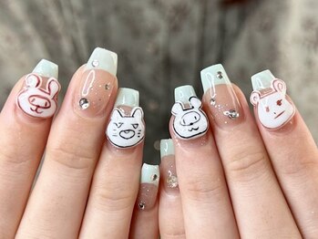 ウサギネイル 新大久保店(usagi nail)/フレンチネイル