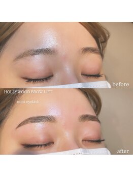 ミント アイラッシュ(mint)/ハリウッドブロウリフト