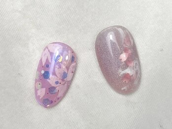 タスメット(+met)/春ネイルアート