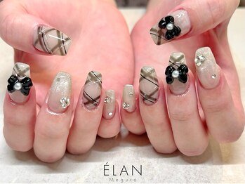 エラン メグロ(ELAN Meguro)/シアブラック×チェック