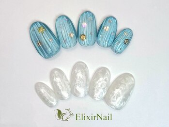 エリクサーネイル 神田(Elixir Nail)/シンプル/クーポン使用
