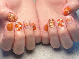 オレンジネイル