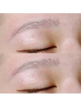 ビューティースペースラルジュヘアー(Beauty Space Large hair)/眉カット＋眉wax