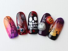 ユースタイル 新宿店(U-style)/ハロウィン手描きアート