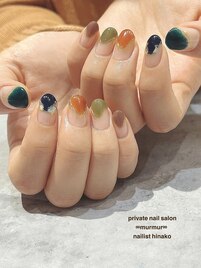 ニュアンスフレンチネイル