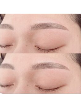 ローレルアイ 栄店(LAUREL EYE)/ふんわり眉毛*wax+間引き